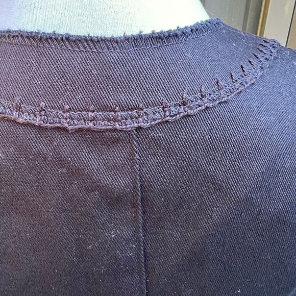 Gothic Steampunk Lace up Black  Corset Top Medium - Picture 7 of 7